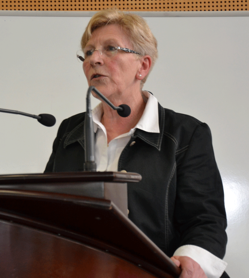 Michèle Pilot a accueilli les participants à l'Atelier